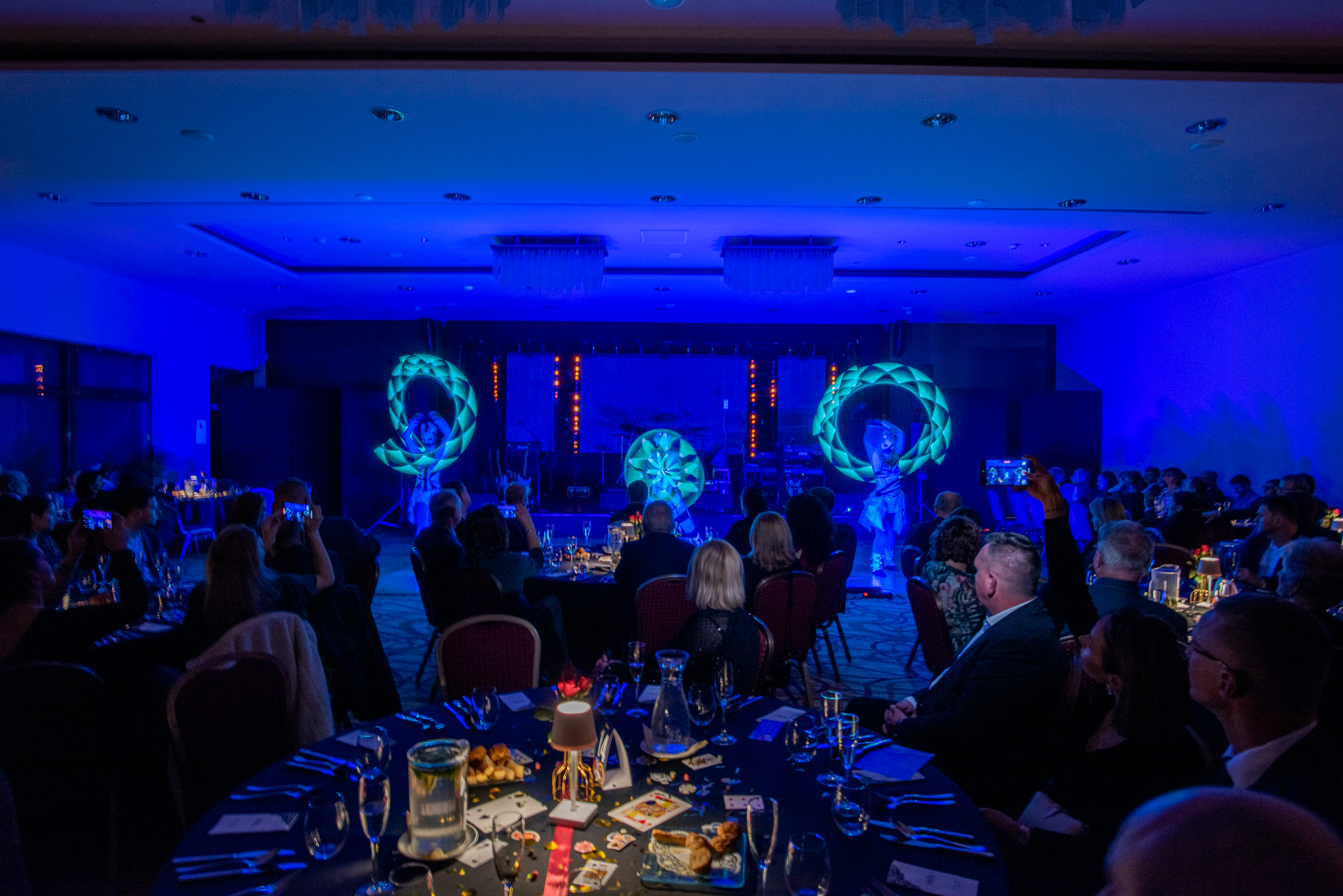 Svetelná šou - Anta Agni - Event Hotel Partizán